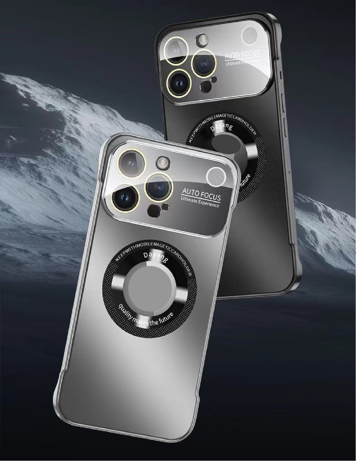 Fragrance Lens Protection Frameless Magnetic Phone Case